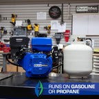 DuroMax XP20HPE 500cc 1-Inch Horizontal Shaft Recoil/Electric Start Gas Powered Multi-Use Engine