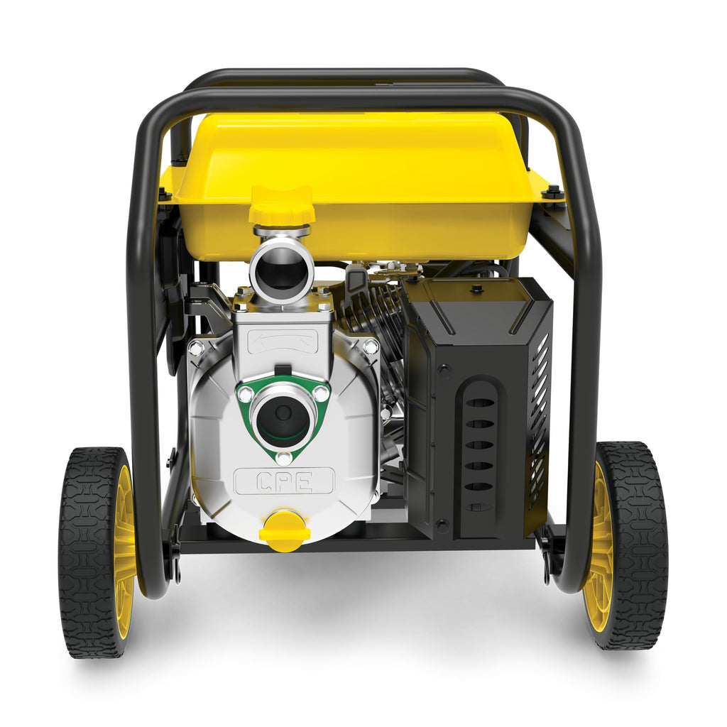 Champion Power Equipment 2-Inch Gas-Powered Semi-Trash Water Transfer Pump with Hose and Wheel Kit