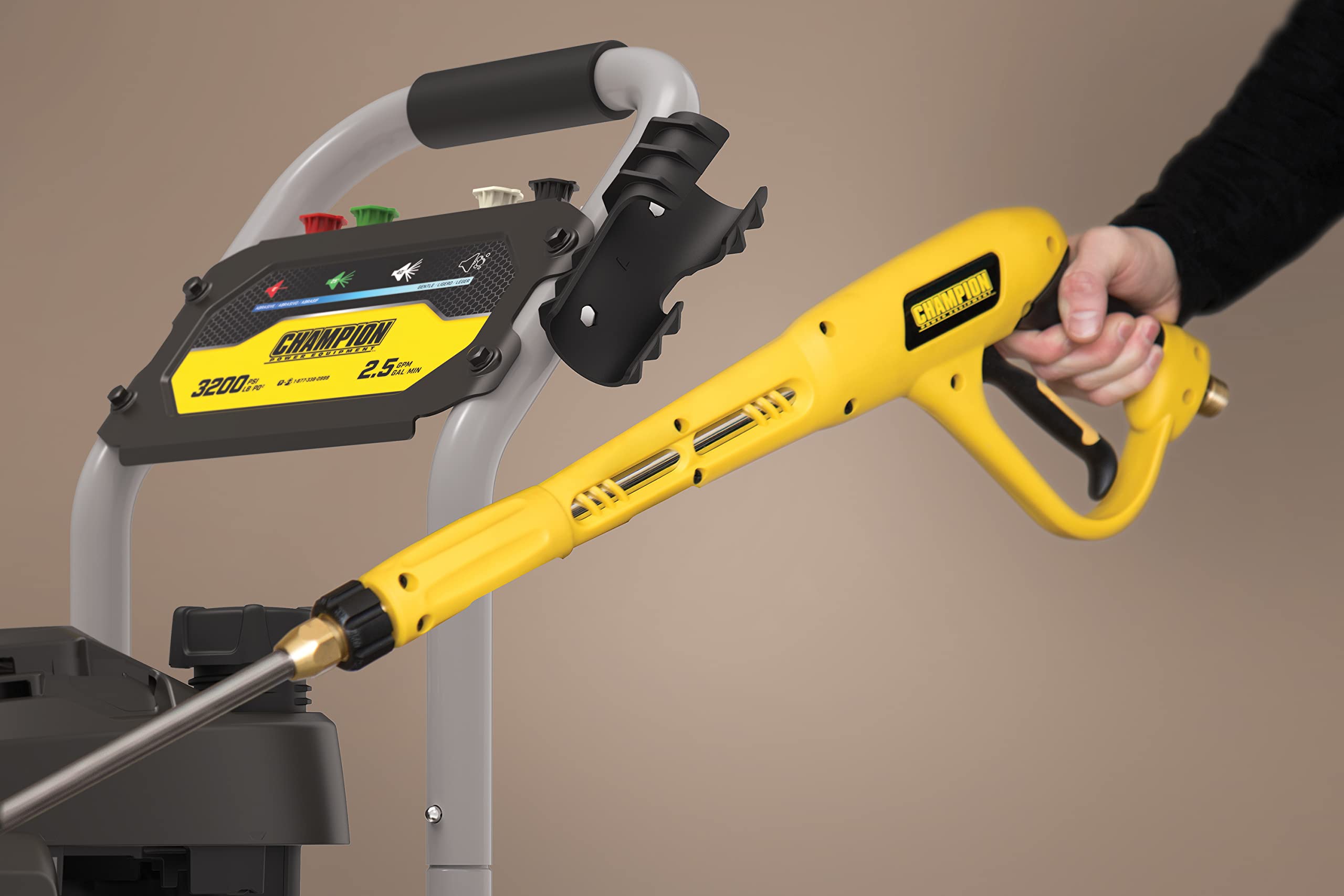 Champion Power Equipment 3200-PSI 2.5-GPM Low Profile Gas Pressure Washer with Honda Engine