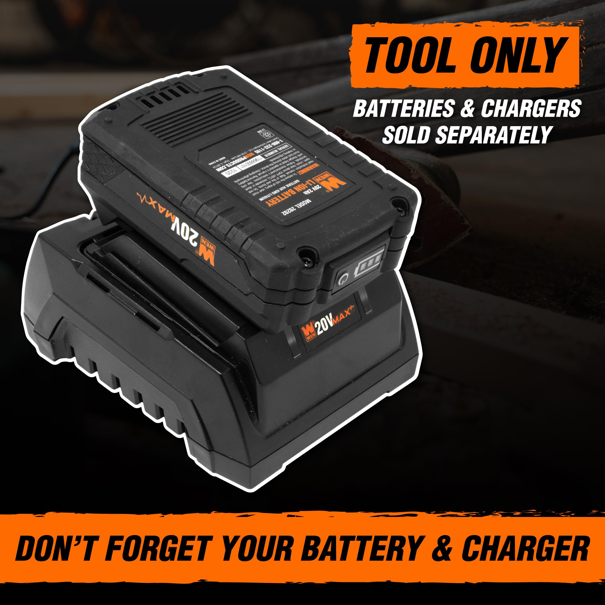 WEN Cordless Metal Shear, Variable Speed with 20V Max 2.0 Ah Lithium-Ion Battery and Charger (20314)