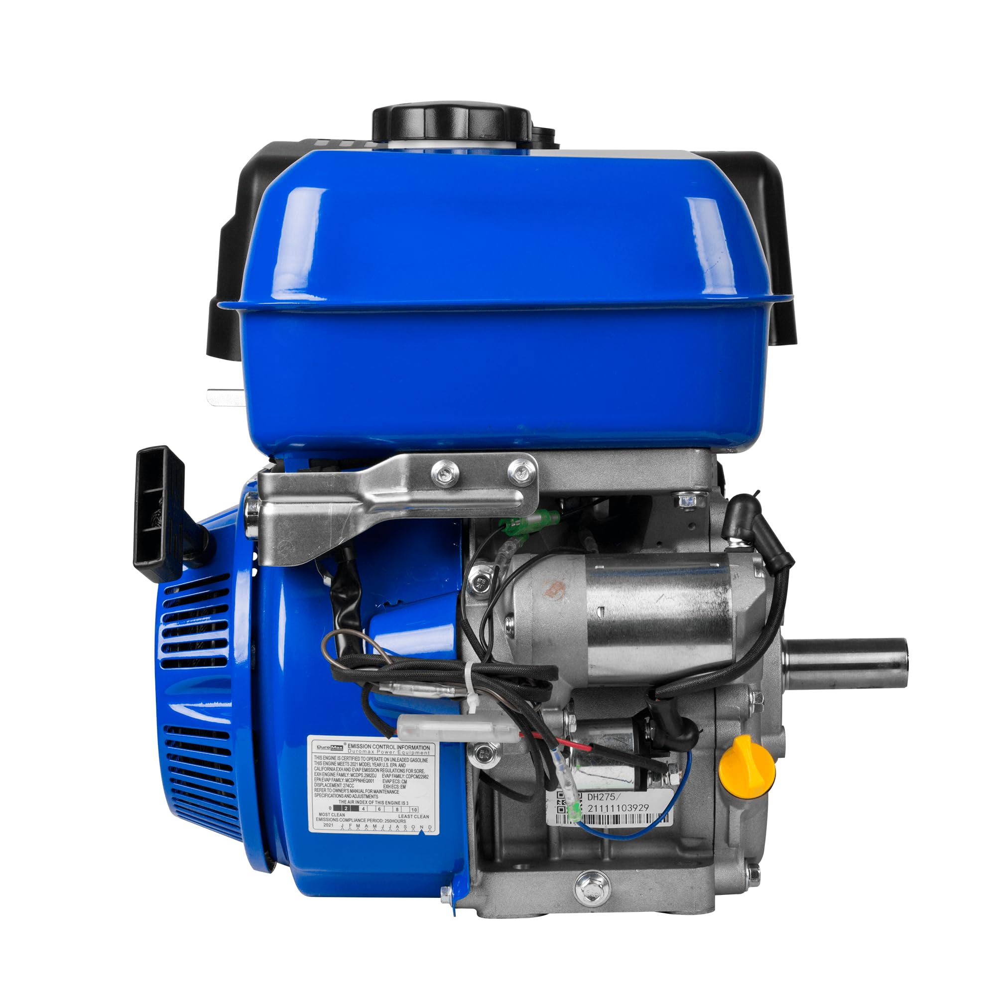 DuroMax XP20HPE 500cc 1-Inch Horizontal Shaft Recoil/Electric Start Gas Powered Multi-Use Engine