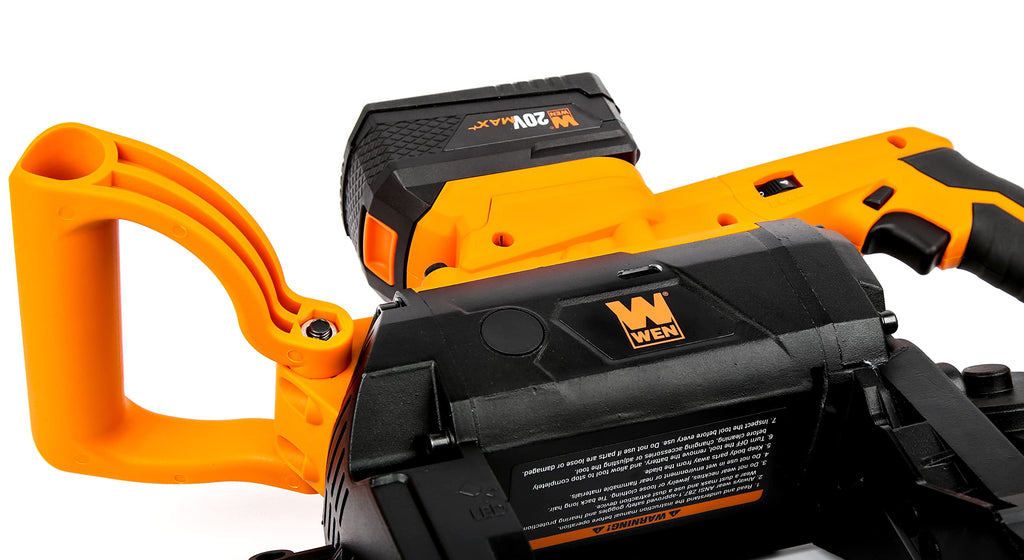 WEN Portable Band Saw for Metal, 10-Amp, Variable Speed, Handheld (94396)