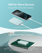 Anker MagGo Power Bank, Slim 10,000mAh Magnetic Battery Pack, Qi2 Certified 15W Ultra-Fast MagSafe Compatible Portable Charger, Ergonomic Design, for iPhone17/16/15/14 Series, and More