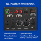DuroMax XP12000EH 12,000-Watt Dual Fuel Portable Generator – Gas & Propane, Electric Start, Whole Home Backup Power, Transfer Switch Ready, RV & Emergency Ready