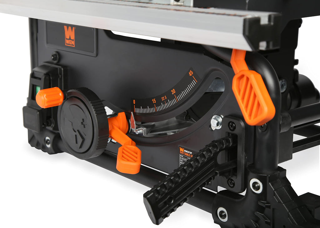WEN TT0811 11-Amp 8.25-Inch Compact Benchtop Jobsite Table Saw, Black