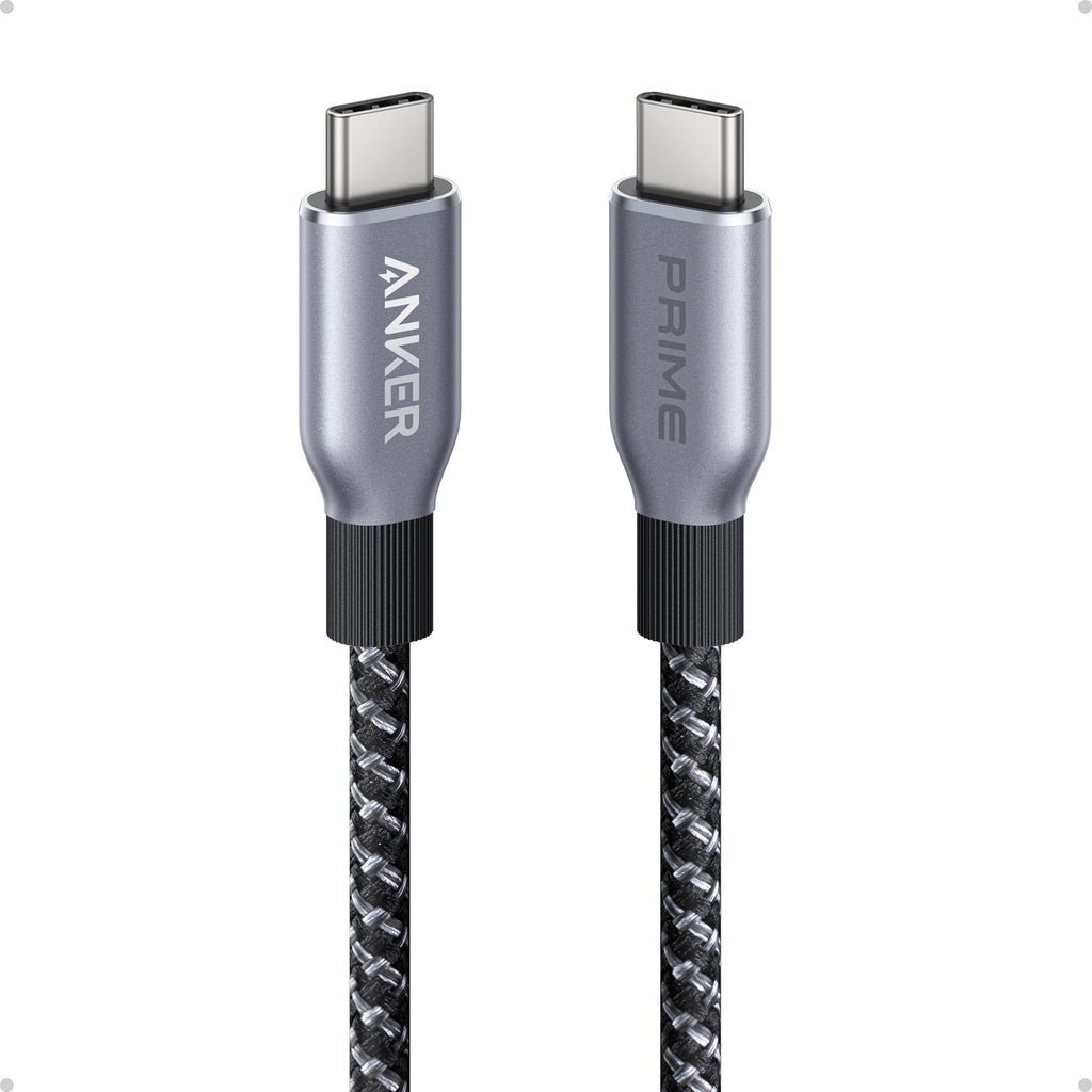 Anker Prime USB C to USB C Cable, 240W Fast Charging Cord, Upcycled-Braided Nylon with 100-Year Bend Durability for iPhone 17 Series, MacBook, Galaxy S24(6 FT)
