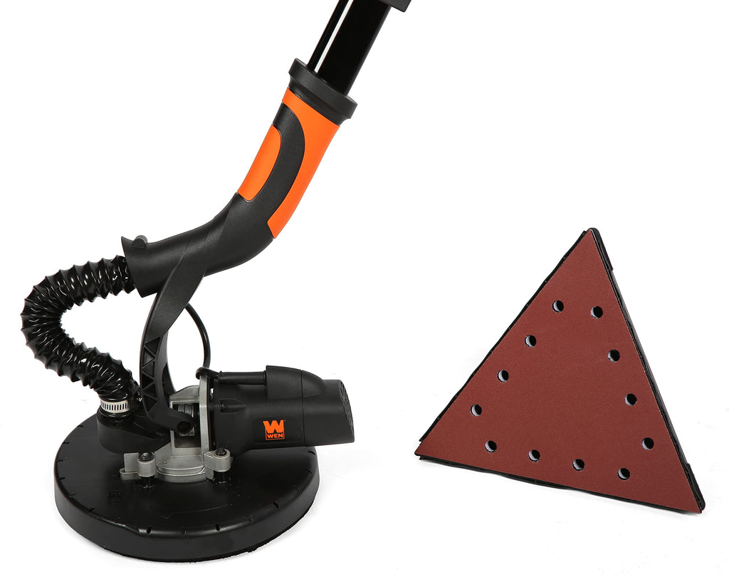 WEN Cordless Drywall Sander, Brushless with Variable Speed, 20V Max 5.0 Ah Battery and Charger (20409)