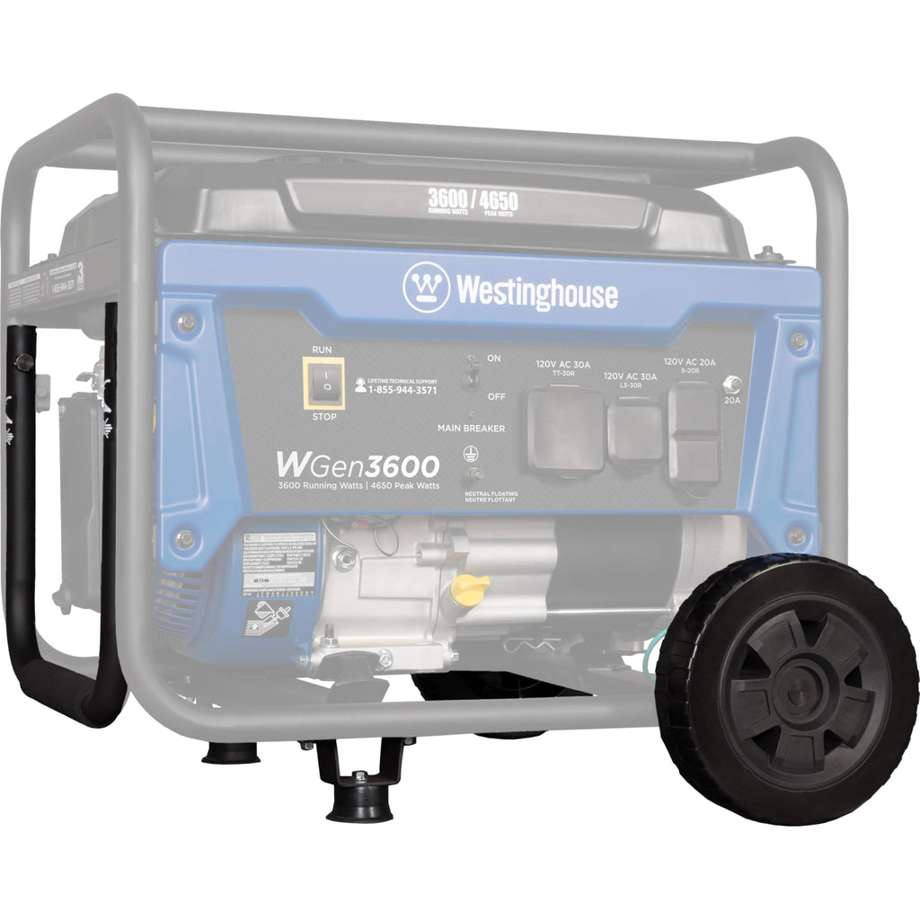 Westinghouse Outdoor Power Equipment Portable Generator Wheel and Handle Kit for WGen2000 WGen3600v, WGen3600, and WGen3600DF
