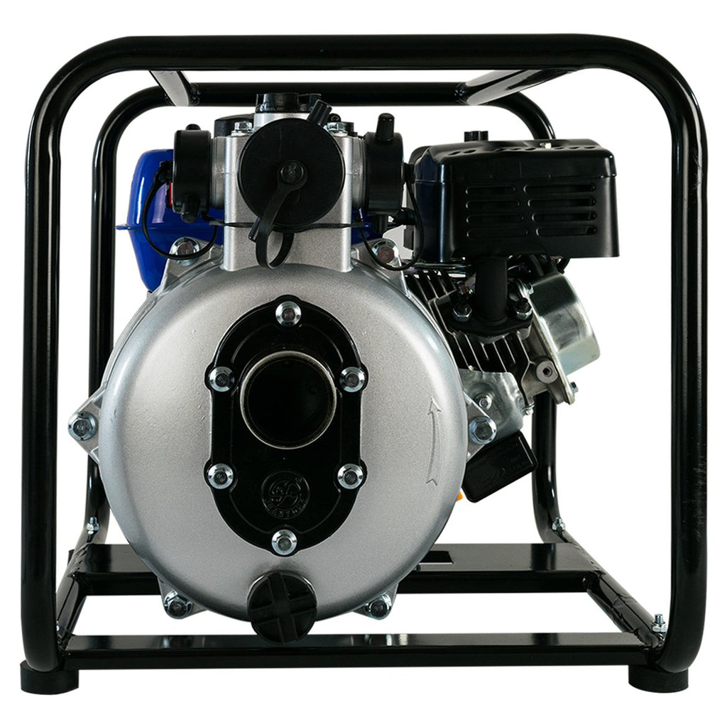DuroMax XP652WP 208cc 158-Gpm 3600-Rpm 2-Inch Gasoline Engine Portable Water Pump, 50 State Approved, XP652WP, Blue