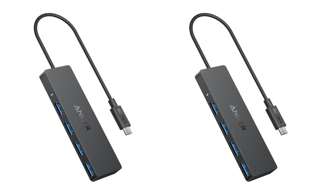 Anker USB Hub 4 Ports, Multiple USB 3.0 Hub, USB Splitter for Laptop, Extender for A Port Laptop, PC, Desktop and More [Charging Not Supported](2ft USB-A)