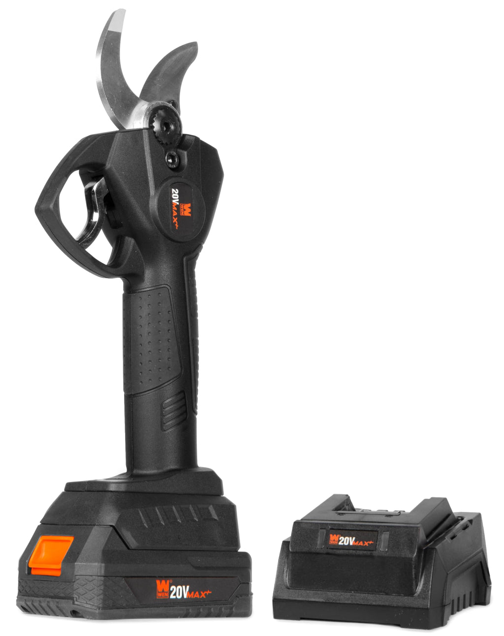 WEN Cordless Metal Shear, Variable Speed with 20V Max 2.0 Ah Lithium-Ion Battery and Charger (20314)