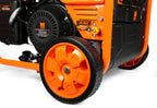 WEN GN400i RV-Ready 4000-Watt Open Frame Inverter Generator, CARB Compliant, Black/orange