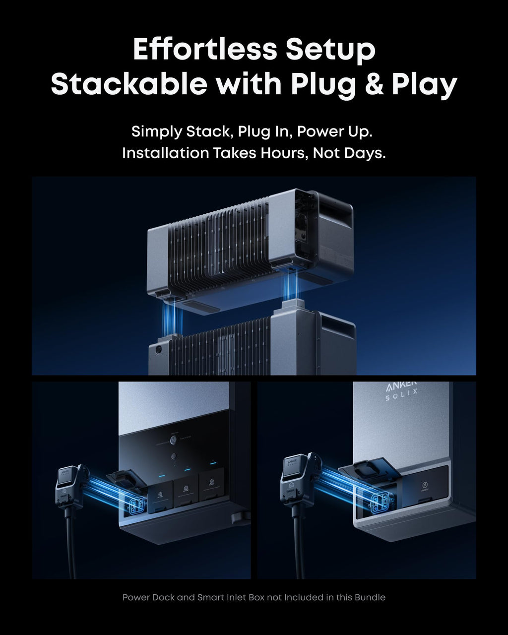 Anker SOLIX Smart Generator 5500, Tri-Fuel, DC Range Extended for E10, 5x Fuel Efficiency, Auto Start-Stop, Maintenance Alerts, Up to 12-Month 0% APR