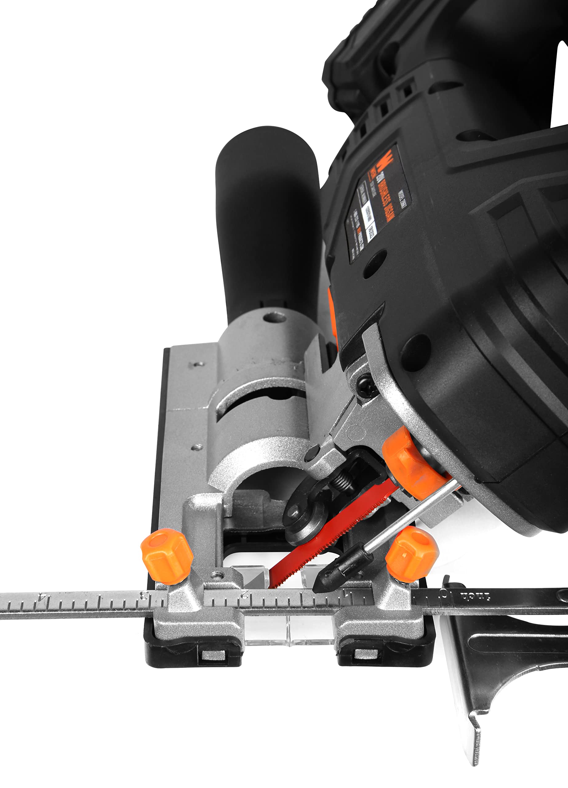 WEN Cordless Jigsaw, Variable Speed with 20V Max 2.0 Ah Lithium Ion Battery and Charger (20661)