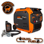WEN DF450i Super Quiet 4500-Watt Dual RV-Ready Portable Inverter Generator with Fuel Shut-Off