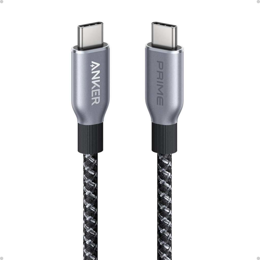 Anker Prime USB C to USB C Cable, 240W Fast Charging Cord, Upcycled-Braided Nylon with 100-Year Bend Durability for iPhone 17 Series, MacBook, Galaxy S24(6 FT)