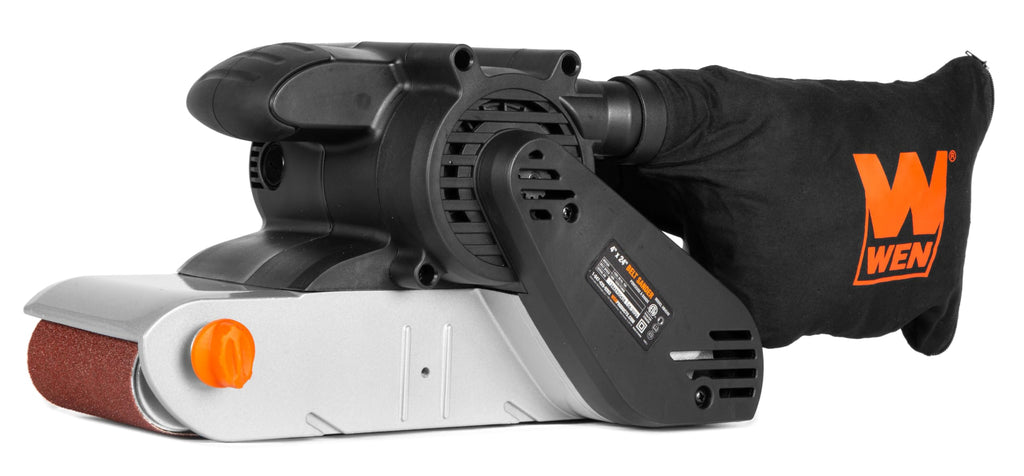 WEN 6321 7-Amp 3 in. x 21 in. Corded Belt Sander with Dust Bag , Black