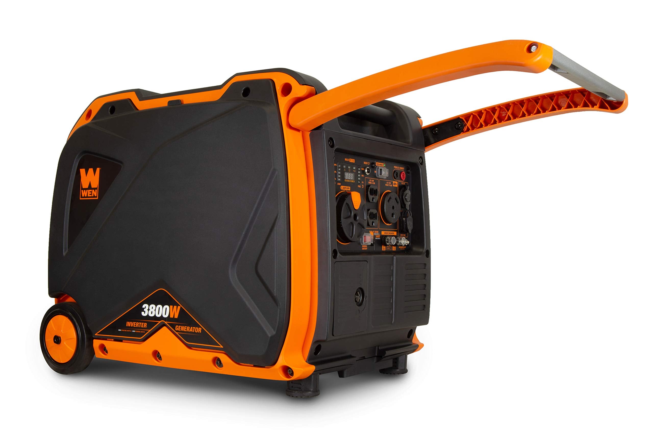 WEN DF450i Super Quiet 4500-Watt Dual RV-Ready Portable Inverter Generator with Fuel Shut-Off