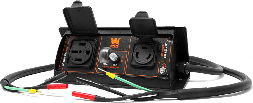 WEN GNA25i 25-Amp 3000-Watt Parallel Kit Connection Cord for Inverter Generators, Black