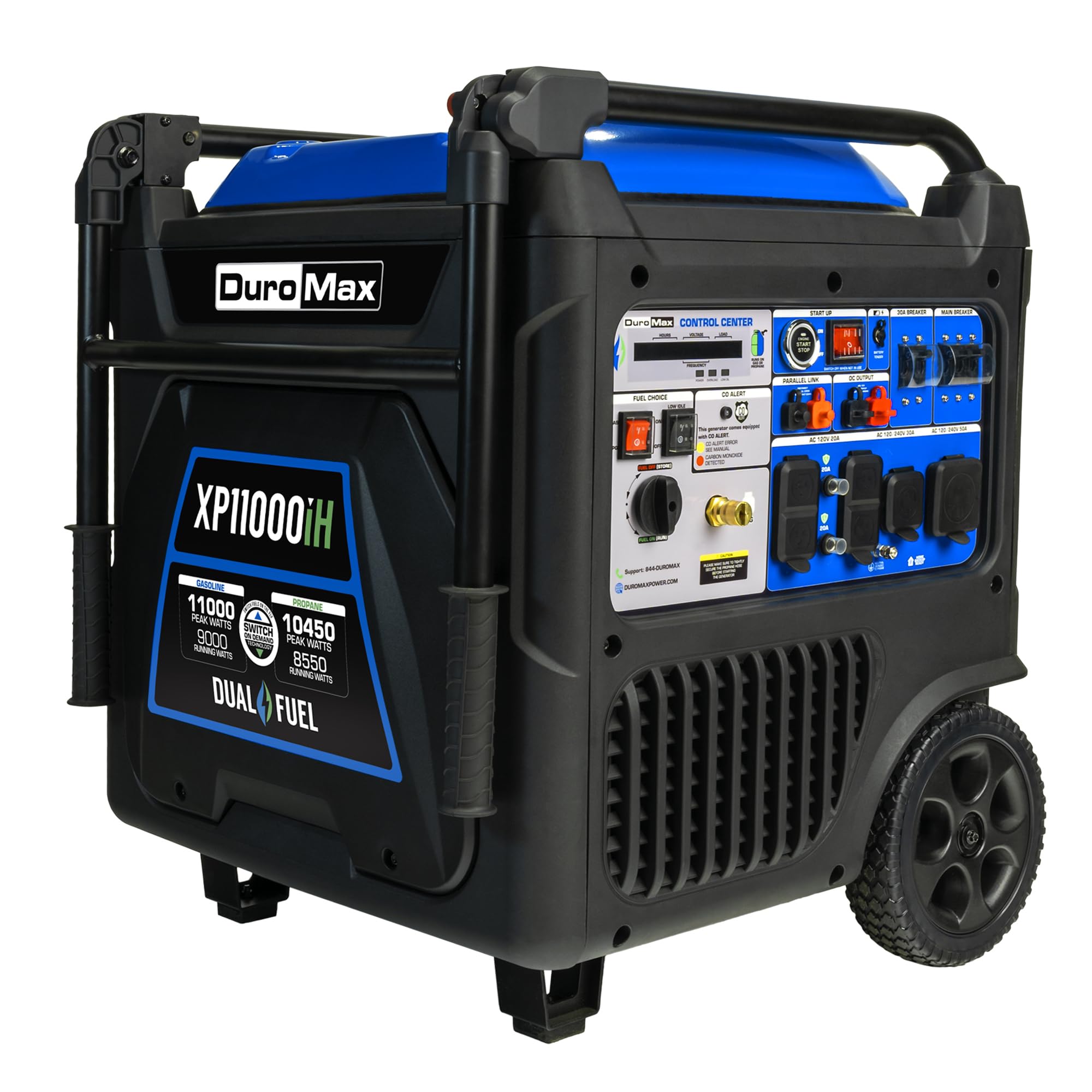 DuroMax XP2300iH 2,300-Watt Dual Fuel Portable Digital Inverter Generator - Gas & Propane, RV & Emergency Ready