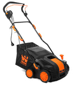 WEN 15-Inch 13-Amp 2-in-1 Electric Dethatcher and Scarifier with 12-Gallon Collection Bag (DT1315)