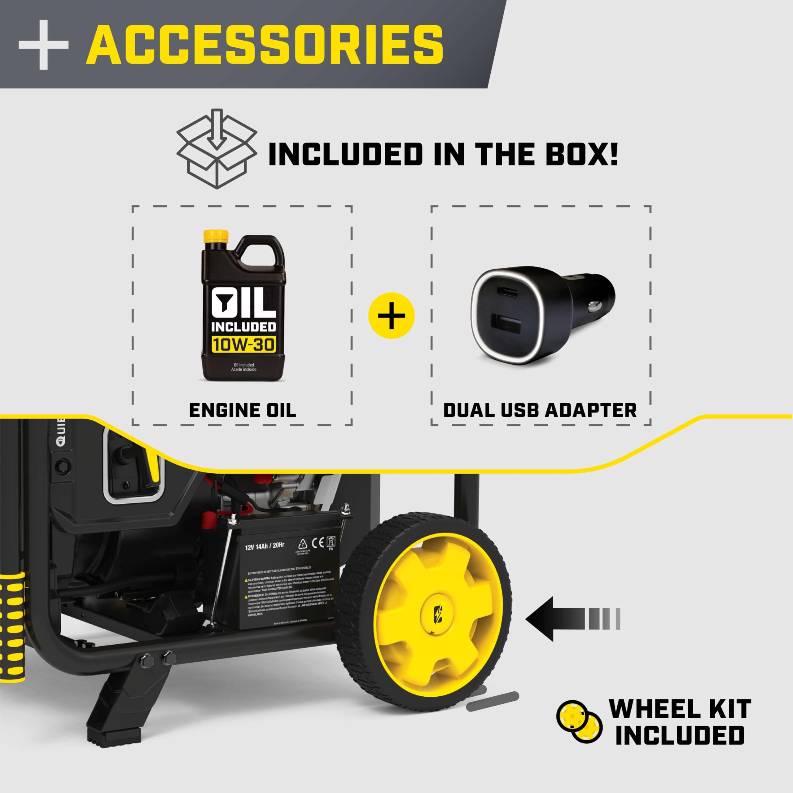 Champion Power Equipment 10,000-Watt Electric Start Home Backup Portable Open Frame Inverter Generator with Quiet Technology and Free 3-Year Warranty