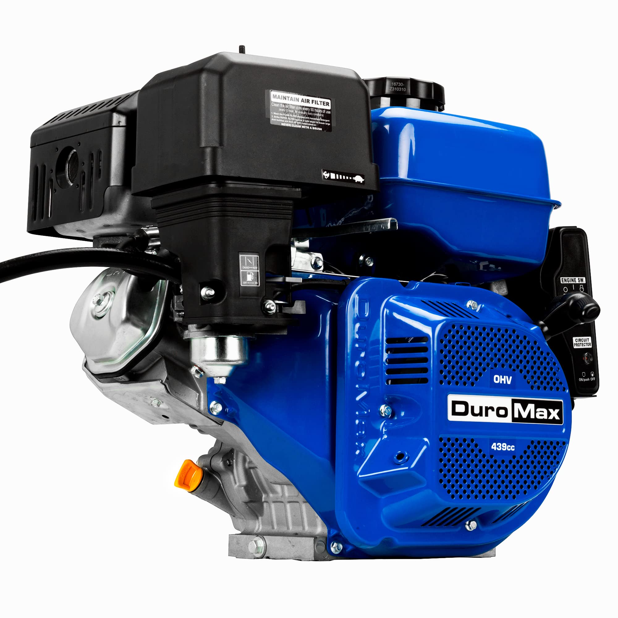 DuroMax XP18HPE 440cc Recoil/Electric Start Gas Powered, 50 State Approved, Multi-Use Engine
