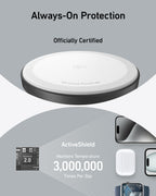 Anker MagSafe Charger Stand Compatible, iPhone 17 MagGo 3 in 1 Wireless Charging Station,Qi2 Certified 15W Wireless Charger, Desk Accessory, for iPhone 16/15/14/13 Series Apple Watch, AirPods
