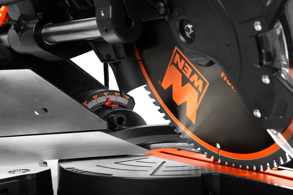 WEN MM1214T 15-Amp 12-Inch Dual Bevel Sliding Compound Miter Saw with Laser