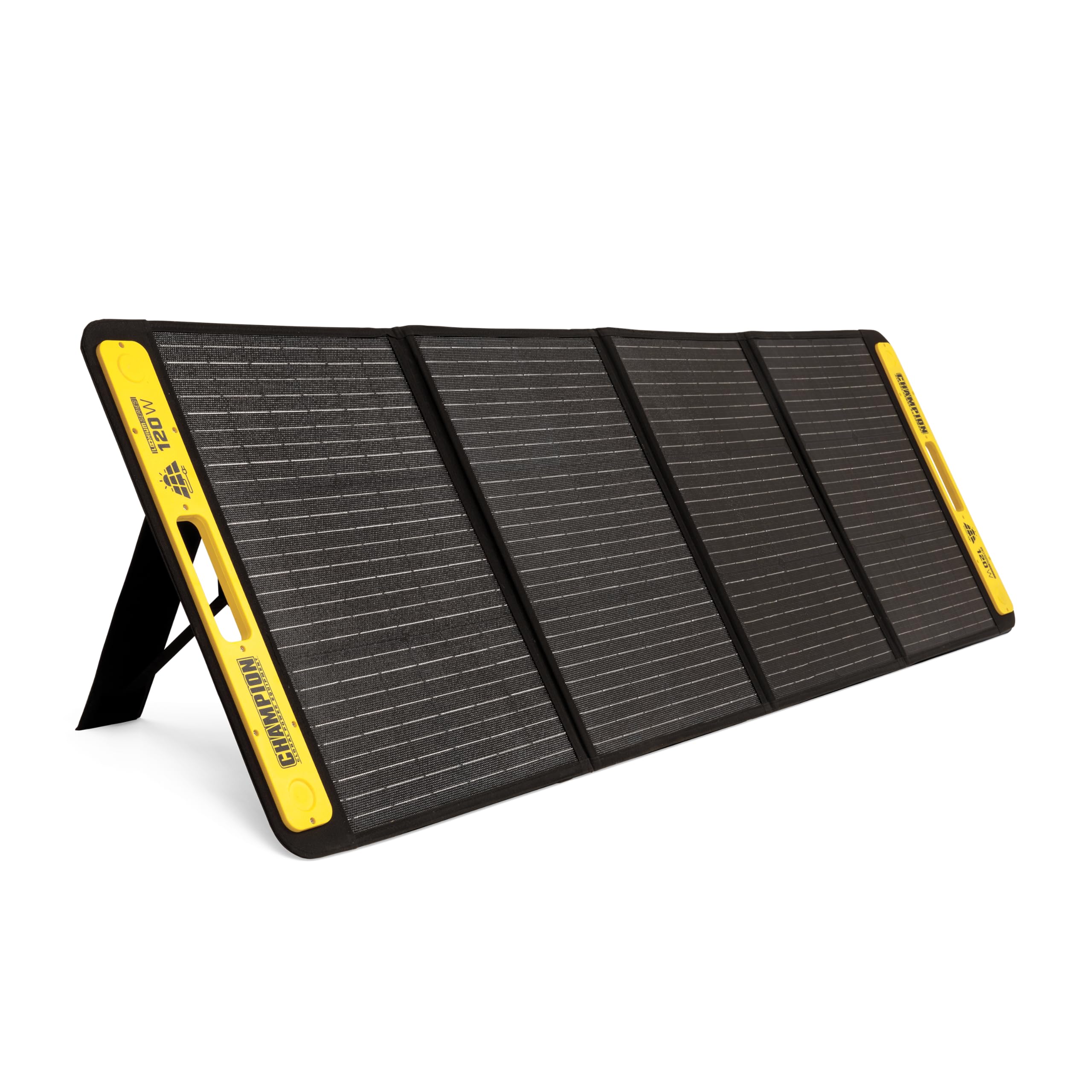Champion Power Equipment 201246 120-Watt Portable Foldable Solar Panels with Extension Cable and Kickstand