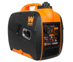 WEN 56235iX 2350-Watt Portable Inverter Generator with Fuel Shut Off and CO Sensor, Black