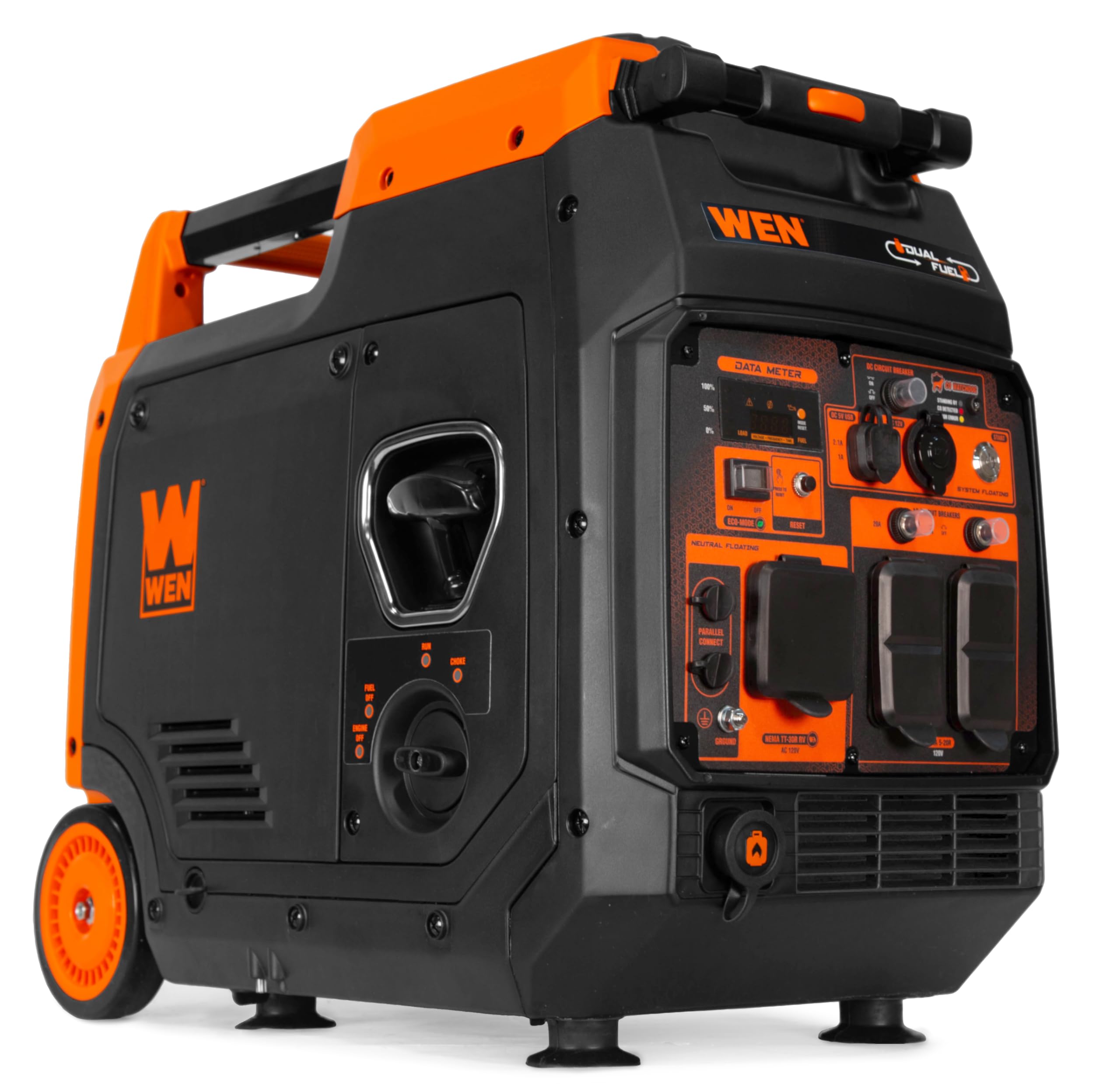 WEN Quiet and Lightweight 4800-Watt RV-Ready Portable Inverter Generator with Fuel Shut Off (56477i)