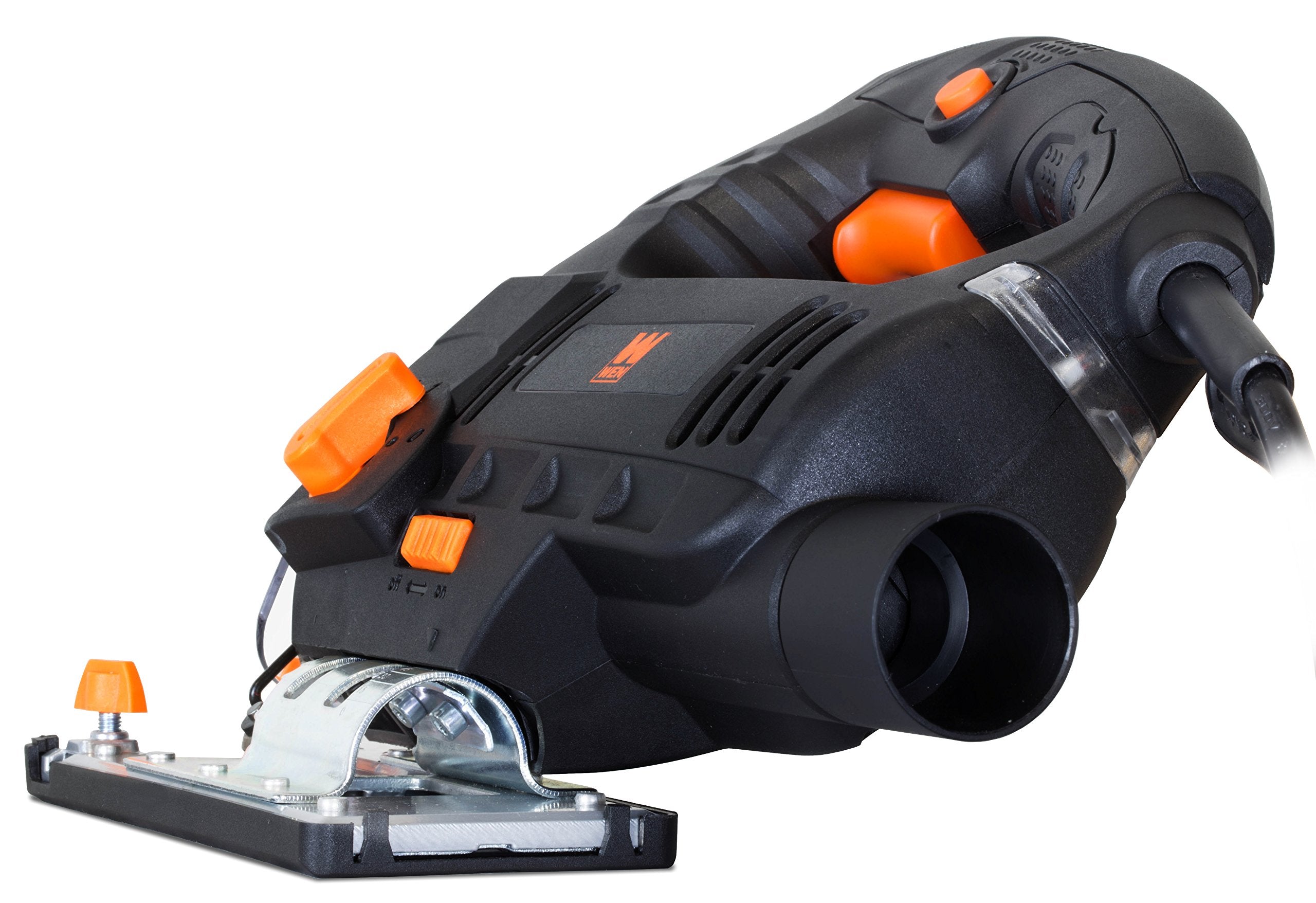 WEN Cordless Jigsaw, Brushless with Auto-Speed, 20V Max 4.0Ah Lithium Ion Battery, and Charger (20670)