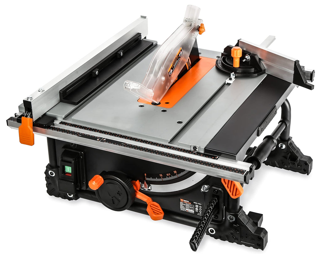 WEN TT0811 11-Amp 8.25-Inch Compact Benchtop Jobsite Table Saw, Black