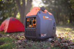 WEN 56235iX 2350-Watt Portable Inverter Generator with Fuel Shut Off and CO Sensor, Black