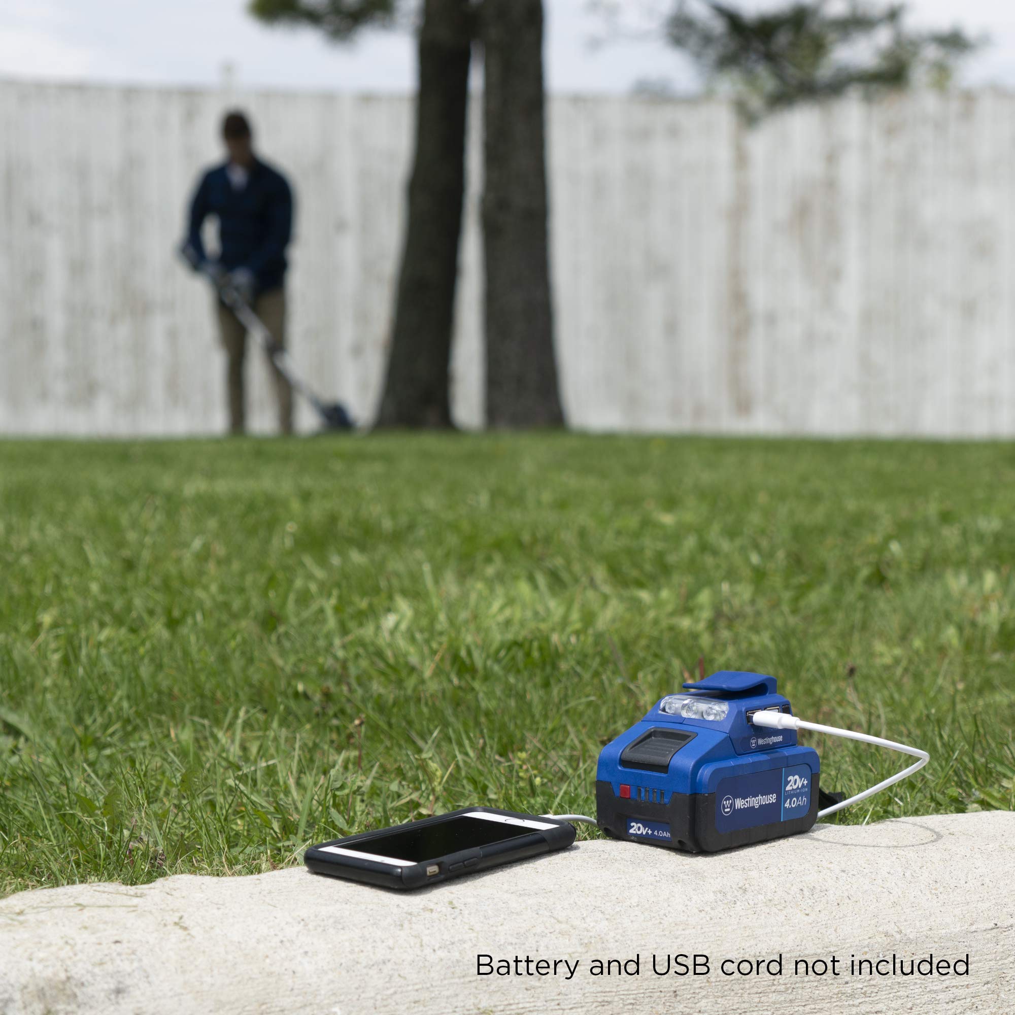 Westinghouse Outdoor Power Equipment 20V USB Power Adapter with LED Light