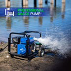DuroMax XP652WP 208cc 158-Gpm 3600-Rpm 2-Inch Gasoline Engine Portable Water Pump, 50 State Approved, XP652WP, Blue