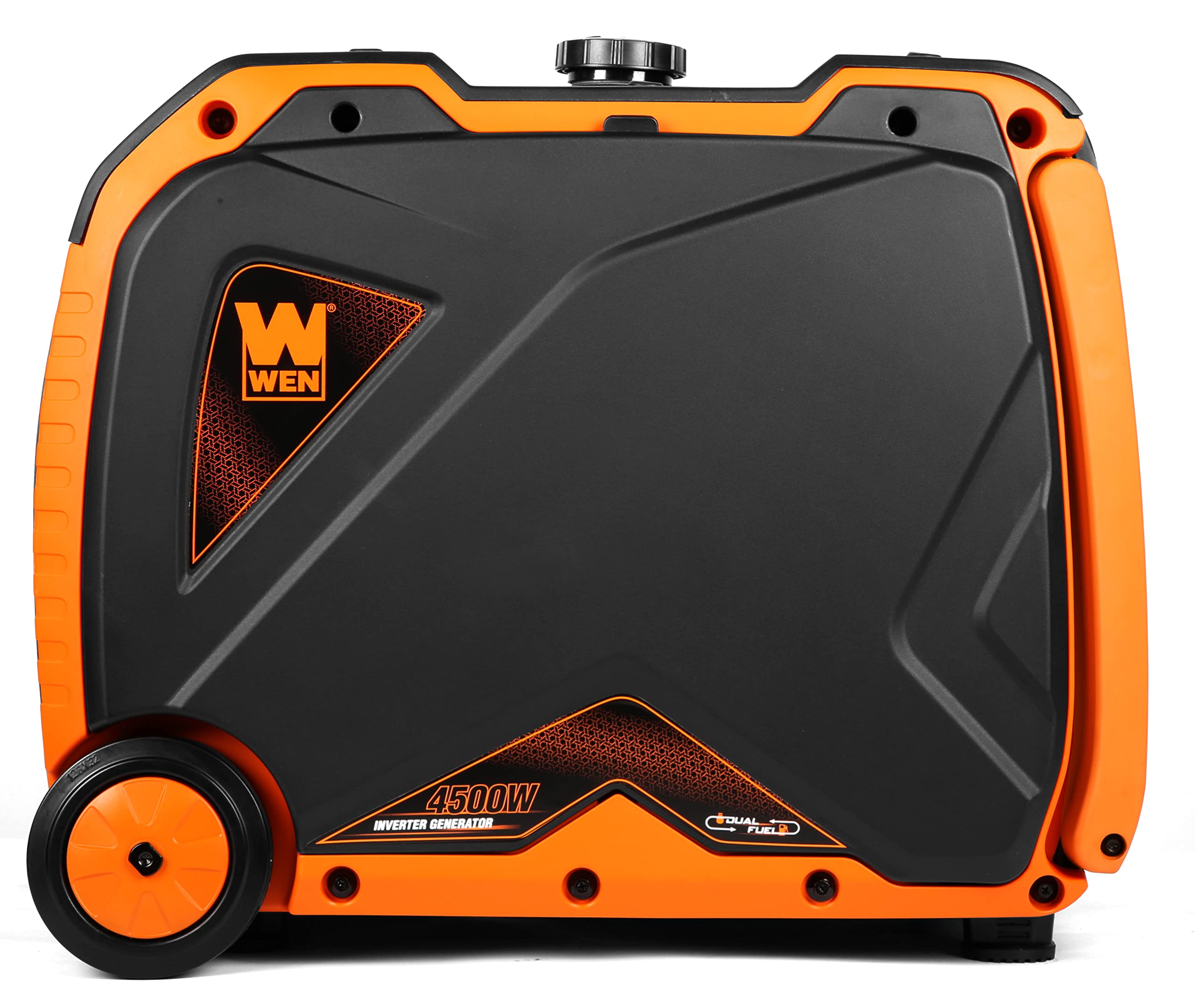 WEN DF450i Super Quiet 4500-Watt Dual RV-Ready Portable Inverter Generator with Fuel Shut-Off