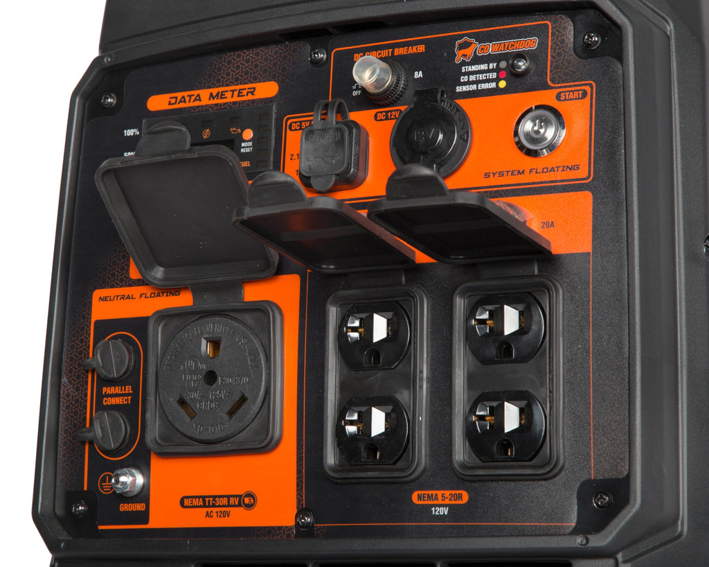 WEN Quiet and Lightweight 4800-Watt RV-Ready Portable Inverter Generator with Fuel Shut Off (56477i)