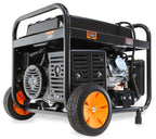 WEN 4,750-Watt 120V/240V Dual Fuel Portable Generator with Wheel Kit and Electric Start (DF475T)