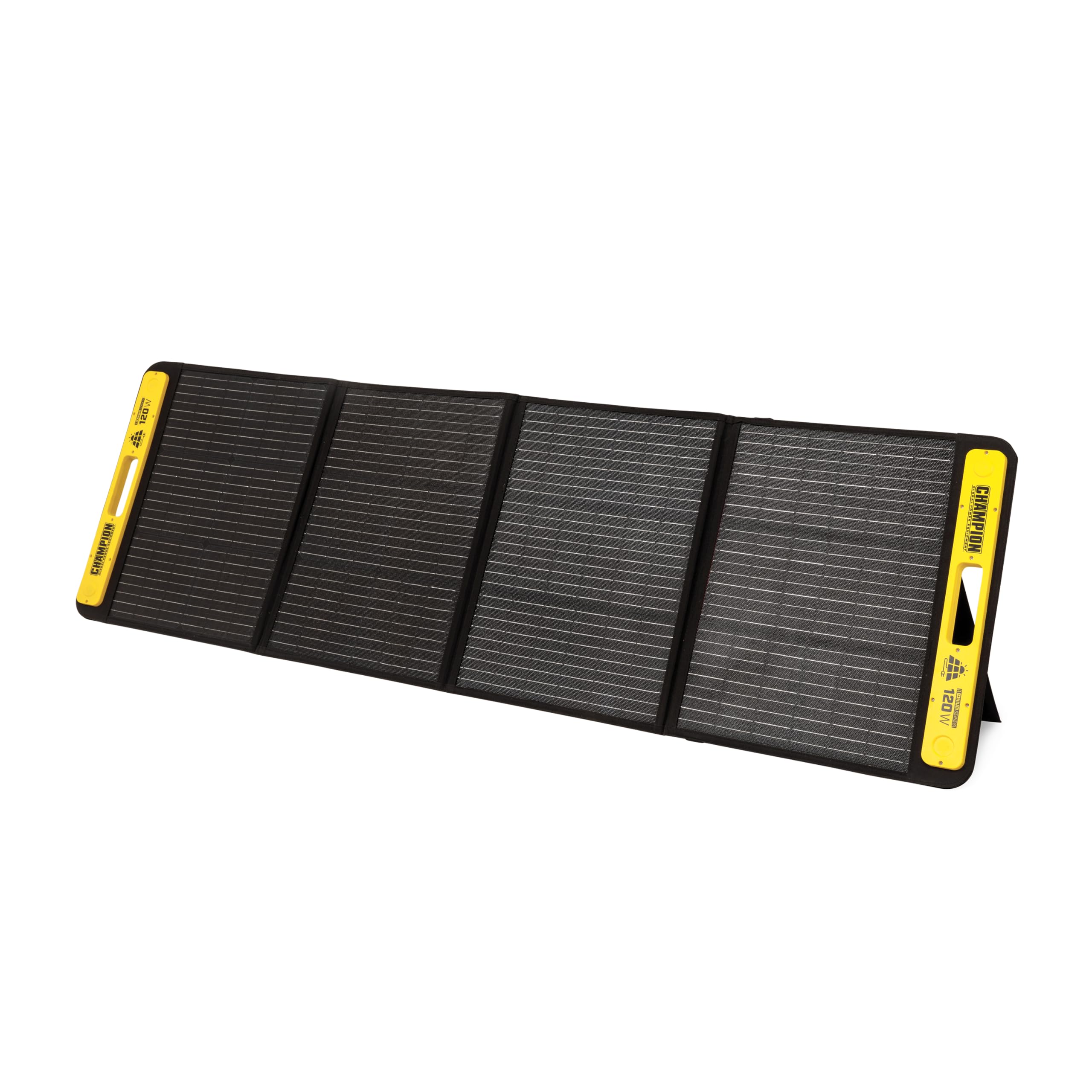 Champion Power Equipment 201246 120-Watt Portable Foldable Solar Panels with Extension Cable and Kickstand