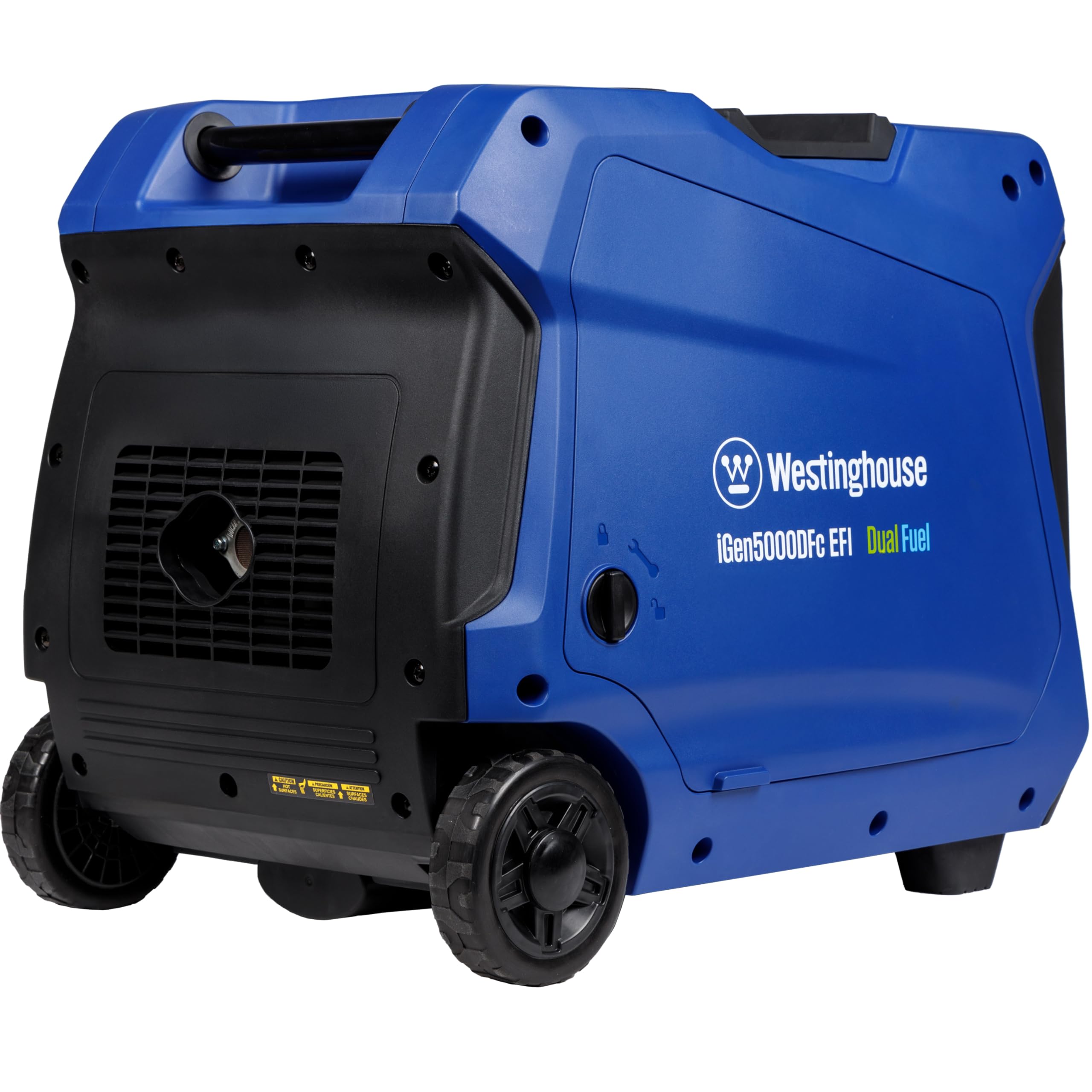 Westinghouse 5000 Peak Watt Super Quiet Portable Inverter Generator, Remote Electric Start with Auto Choke, Wheel & Handle Kit, RV Ready, Gas Powered, Parallel Capable