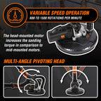 WEN DW1085 10-Amp Variable Speed Handheld Drywall Sander with Dust Hose and Collection Bag , Black