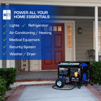 DuroMax XP5500EH 5,500-Watt Dual Fuel Portable Generator - Gas & Propane, Electric Start, RV & Emergency Ready