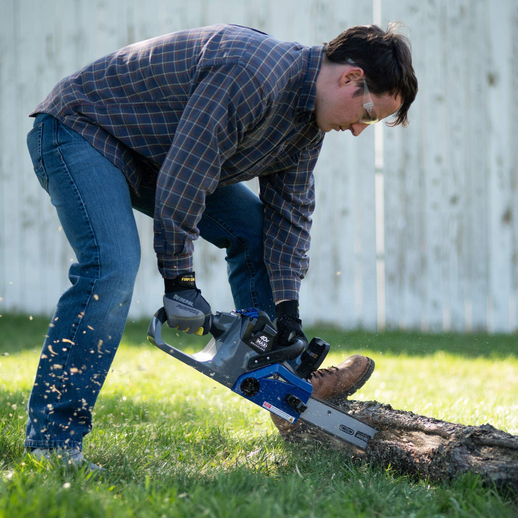 40V Pole Saw & Brushless Chainsaw with 2.0 Ah Battery & Charger