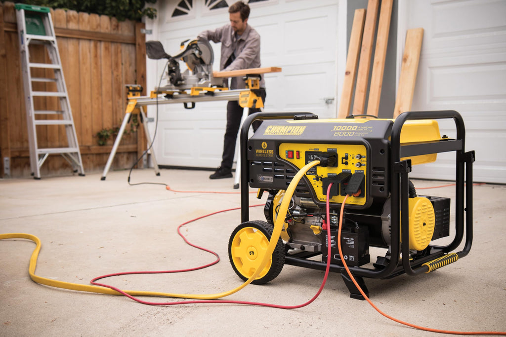 Champion Power Equipment 10,000-Watt Wireless Remote Start Home Backup Portable Generator with Free 3-Year Warranty