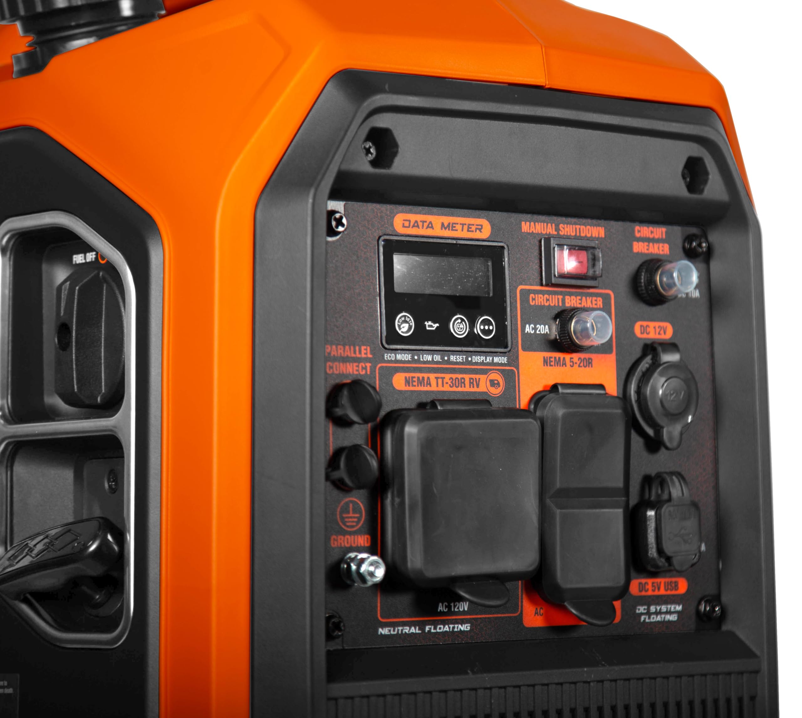 WEN 3600-Watt Portable Inverter Generator, RV-Ready, Quiet and Lightweight with Fuel Shut Off (56360i)