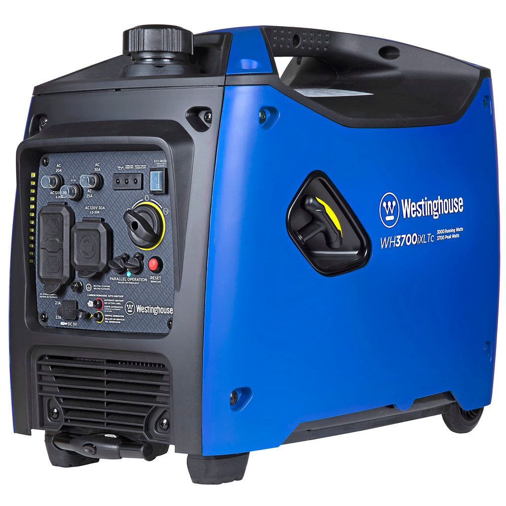 Westinghouse 5000 Peak Watt Super Quiet Portable Inverter Generator, Remote Electric Start with Auto Choke, Wheel & Handle Kit, RV Ready, Gas Powered, Parallel Capable