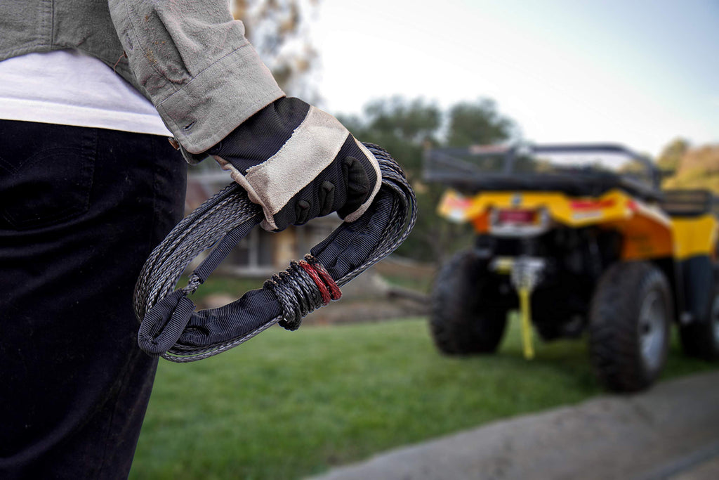 Champion 38-Foot Gray Dyneema® Synthetic Winch Rope for 4000-5000-lb. ATV/UTV Winches