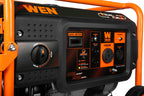 WEN DF472X 4750-Watt 120-Volt/240-Volt Dual Fuel Portable Generator with CO Shutdown Sensor